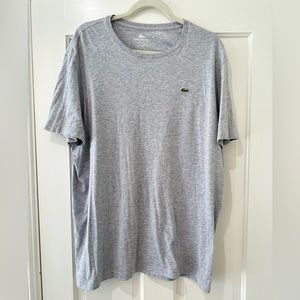 Lacoste men’s Grey short sleeve tee shirt